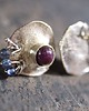 kolczyki wire wrapping szafiry i rubiny ## 2