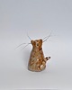 figurki i rzeźby Ceramiczny kot na kocie wąsy wibrysy 3