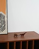 figurki i rzeźby Tekowa figurka zwierzę, duński design, lata 70, produkcja: Dania 1