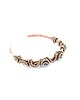 bransoletki wire wrapping Bransoleta mankietowa z zielonym turmalinem 6