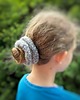 gumki do włosów Wełniana gumka do włosów typu scrunchie 3