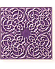 kafle i panele Kafle fioletowe dwanaście ornamentów 2