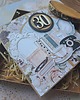 kartki scrapbooking Kartka na 30-stkę dla kobiety 1