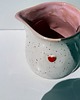 czajniki i dzbanki Dzbanuszek ceramiczny serduszko 2