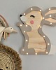 lampy do pokoju dziecka Lampka z drewna Króliczek Lusia 1