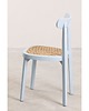 krzesła Krzesło Drewniane Retro z Plecionką Wiedeńską Błękitne 1