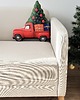 poduszki z grafiką Poduszka Świąteczna Retro Auto Z Choinką 3