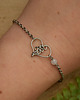bransoletki wire wrapping Bransoletka serce kamień księżycowy wire wrapping 2