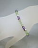 bransoletki wire wrapping Fluoryt, ametyst bransoletka "Permaer" 3