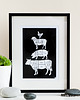 plakaty Plakat Meat Cuts CZARNY 3