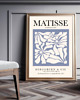 plakaty PLAKAT abstrakcyjny Matisse niebieski beżowy obraz 4