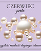 naszyjniki - inne Naszyjnik CZERWIEC perła, róża 3