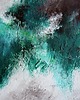 obrazy Green zone IV, abstrakcja, obraz ręcznie malowany 1