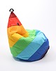 pufy do siedzenia Puf TIPI PATCHWORK tęcza 2