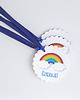 akcesoria dziecięce - różne Etykietki personalizowane TĘCZA 2