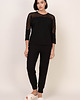 spodnie dresowe damskie SPODNIE homewear - czarne 3