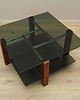 stoliki kawowe Stolik szklany, włoski design, lata 70, produkcja: Włochy 2