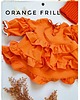 sukienki dla dziewczynki Sukienka Dresowa  Orange  Frill 3