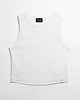 topy damskie Krótki Tank Top ELISE - White 2