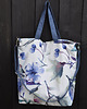 torby XXL Torbay hobo XXL - print, akwarelowe kwiaty 1