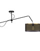 lampy wiszące Czarna lampa wisząca z regulowanym ramieniem RIO AŻUR 3
