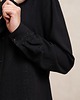 koszule damskie  Lniano-wiskozowa lejąca koszula, DEEP BLACK, czarna 4