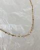 chokery Srebrny pozłacany choker z perełkami i cyrkoniami 1
