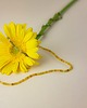 chokery CHOKER VERA z żółtym opalem - srebrny 1