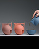czajniki i dzbanki BAU SOLO / GRAFITOWY / Porcelanowy zestaw do herbaty 5