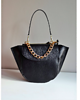 torby na ramię Black Classic Half Moon Bag 1