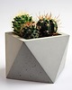 doniczki ZESTAW doniczek  betonowych  Ikosahedron 1+2+3 2