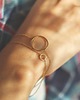bransoletki złote 16k Gold Plated Karma Bracelet 2
