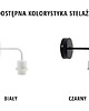 kinkiety Biały kinkiet do sypialni z drutów FEZ LOFT 9