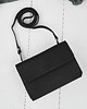 kopertówki Mała torebka damska skórzana kopertówka 2w1 czarna AY-21-BL 3