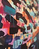 obrazy Obraz ręcznie malowany na płótnie 70x100 cm - abstrakcyjny pejzaż 5