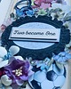 kartki scrapbooking Kartka Ślubna - rękodzieło w PUDELKU 4