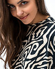 sukienki midi damskie Sukienka "TAKE IT EASY"    zebra 6