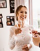 suknie ślubne Suknia ślubna z długimi rękawami nude / HALINA 3