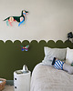 tapety i naklejki ścienne Wainscoting Solid  Dark - samoprzylepny dekoracyjny panel ścienny 3