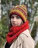 czapki damskie WOOLY COLOR "10"ciepła wełniana czapka 5