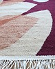 Ozdoby na ścianę Ręcznie tkany kilim  - wełniany dywan -  ZJADACZ SŁOŃCA 3