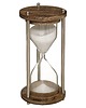 figurki i rzeźby Klepsydra TIMEGLAS drewno mango 16x8 cm 1