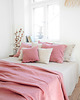 koce i narzuty Narzuta Lniana DUSTY PINK 2