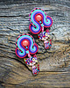 kolczyki soutache Sutaszowe kolczyki z kotem :) 2