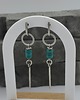kolczyki srebrne Kolczyki srebrne Turquoise Loops I 2