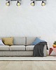 plafony 2-płomienna lampa sufitowa do salonu z regulacją VOSS LOFT 3