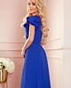 sukienki maxi damskie 310-3 LIDIA długa sukienka z dekoltem i falbankami - CHABROWA 3