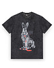 t-shirty męskie T-shirt męski królik odbarwiony 1