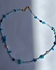 chokery Asymetryczny choker z kamieniami naturalnymi 1