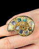 pierścionki srebrne Pierścionek fossil & opal 1